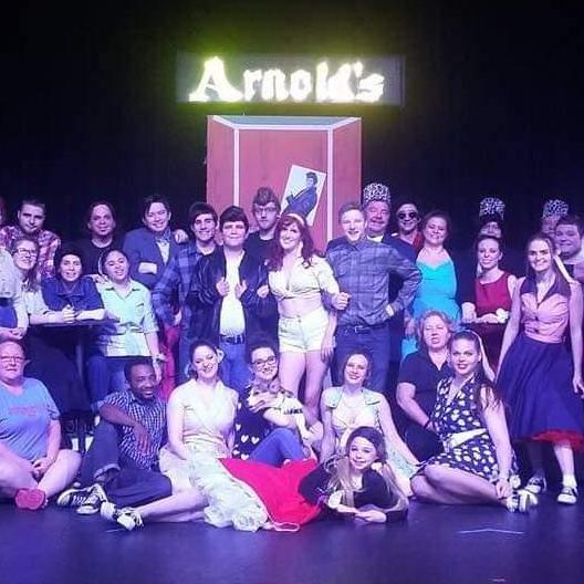 Our cast photo from Happy Days the Musical. Can you spot us?