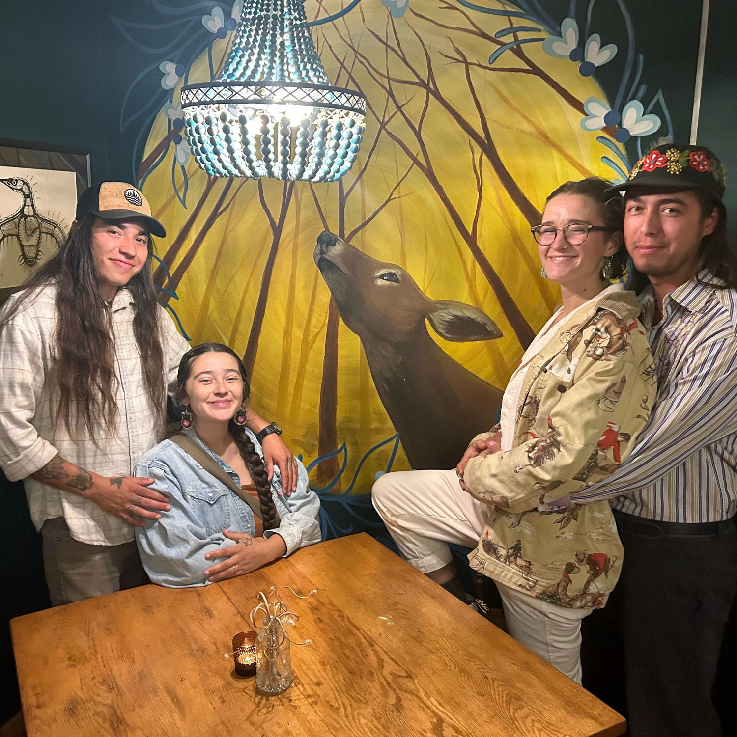 with some of our Island family