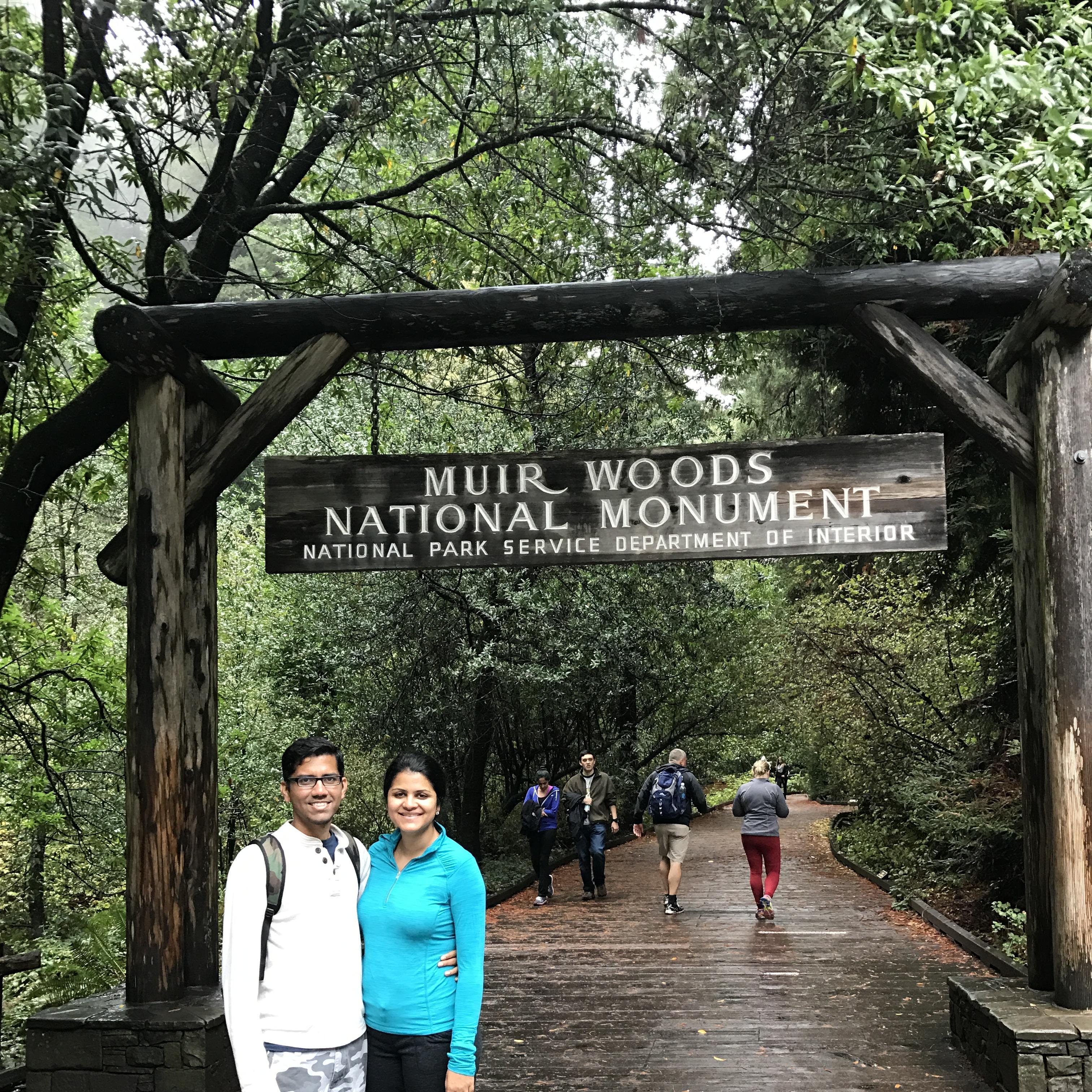 First hike at Muir woods - CA