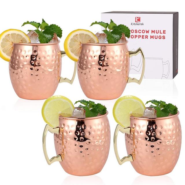K Kitcherish - Moscow Mule Mugs (4 pcs)