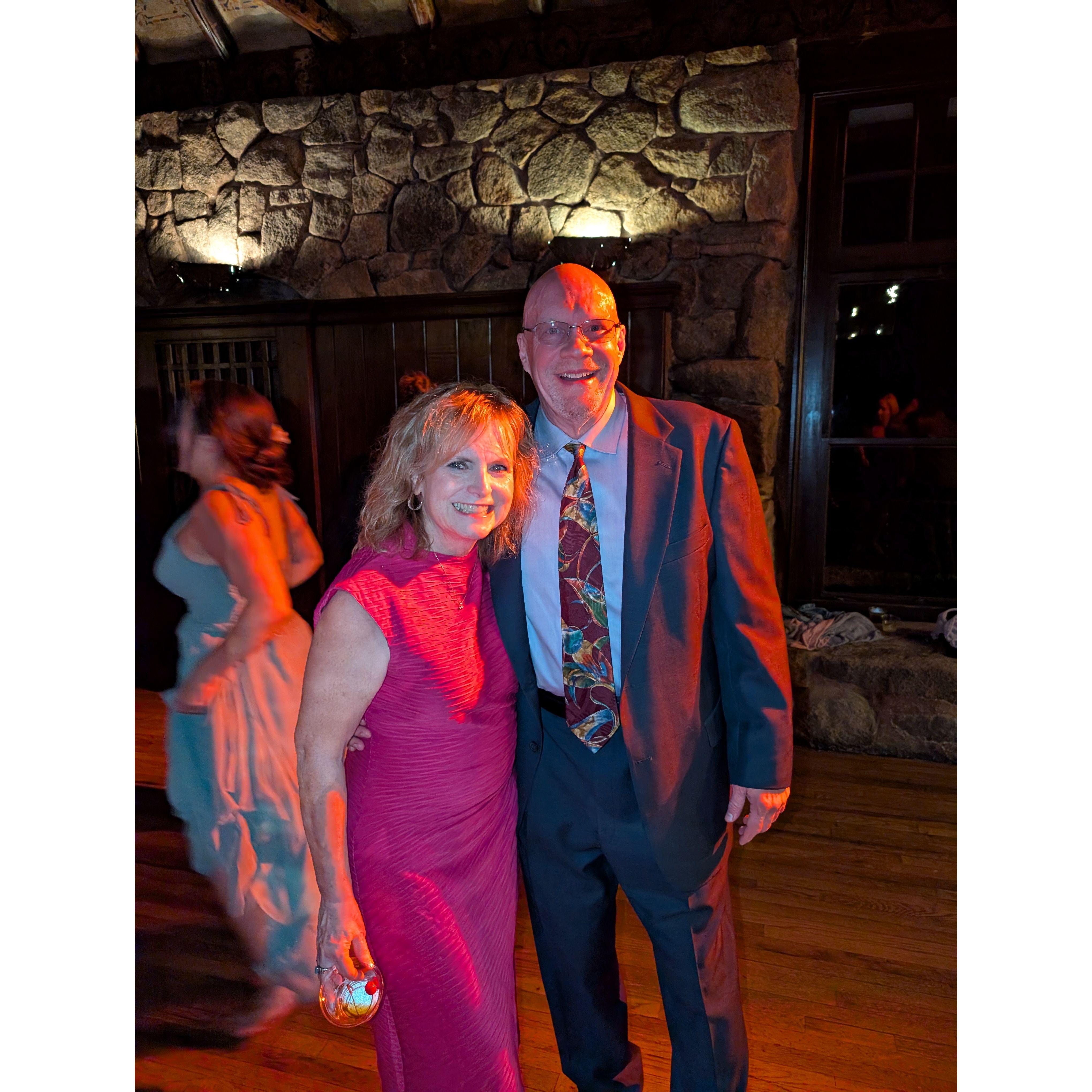 At Mary Ellen's nephew's wedding in Ramona CA.