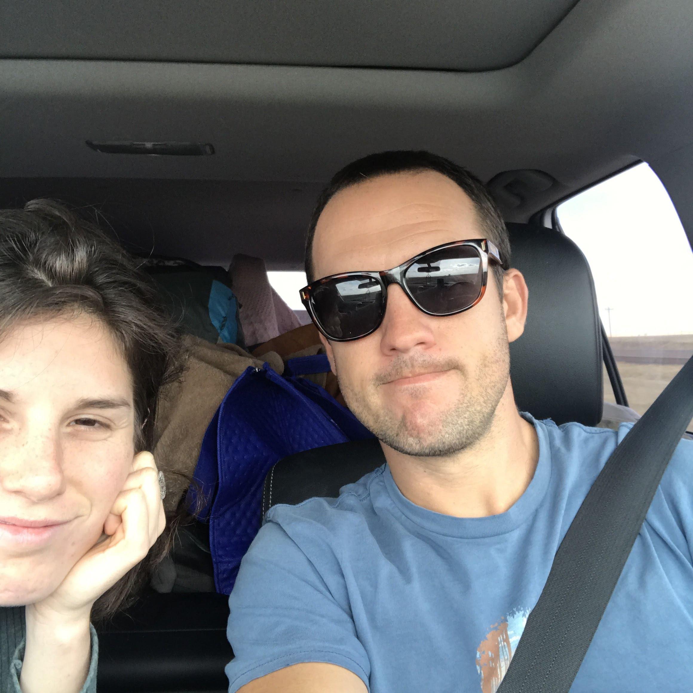 Pregnant and didn't know it ;) road tripping from Florida to Utah