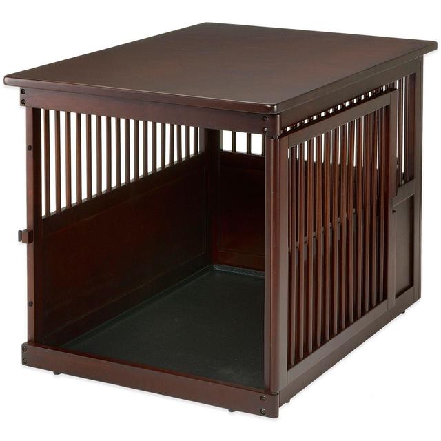 Richell Large Wooden End Table Crate