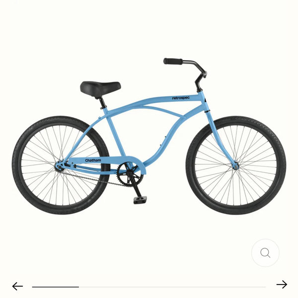 BLUE Chatham Beach Cruiser Bike - Single Speed