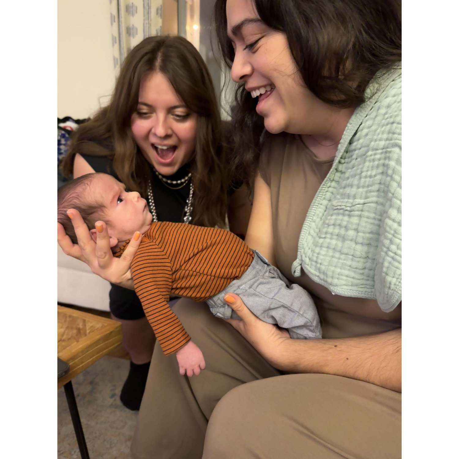 ringing in the New Year with our newest baby nephew, Anderson