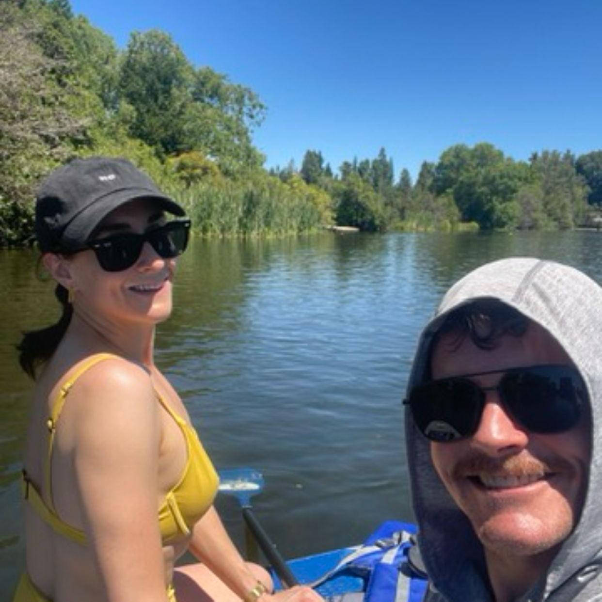 Paddle boarding in Bend