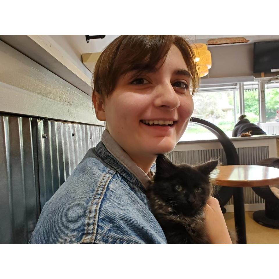 Shelby has always been a fan of cats, but Joel says "Shelby, you're allergic", so maybe there will be bunnies instead in their future.