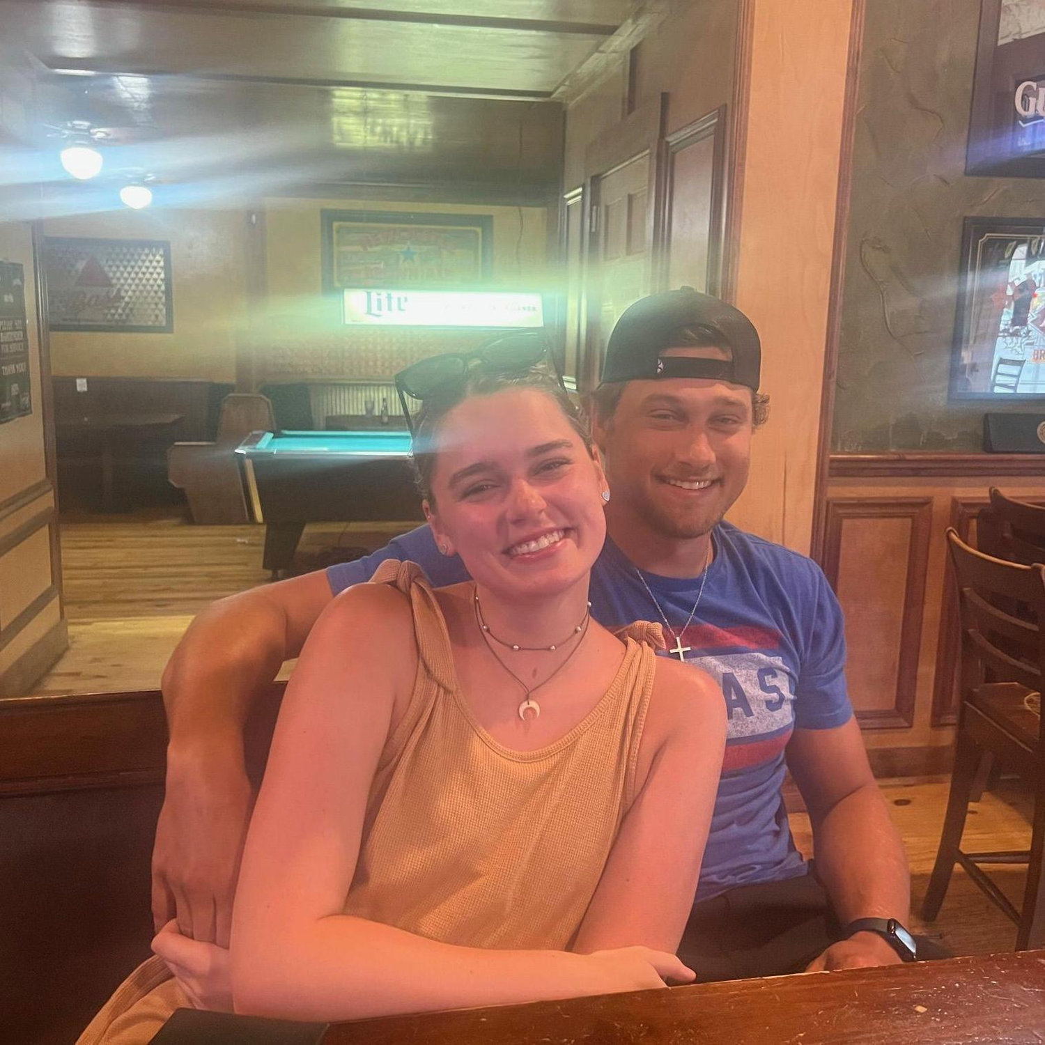 Our first photo together!