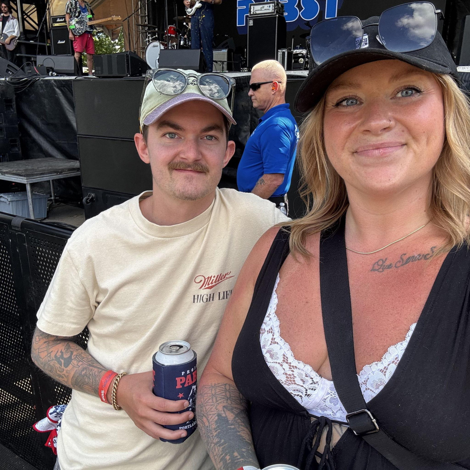 At Pabst Blue Ribbon festival in Portland Oregon