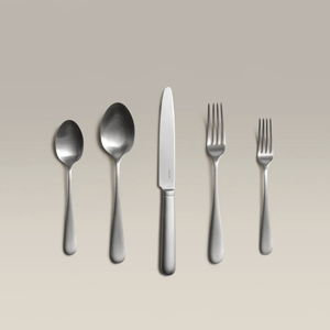 Modern Flatware Sets | Flatware Set for Four | Year & Day - Matte Steel