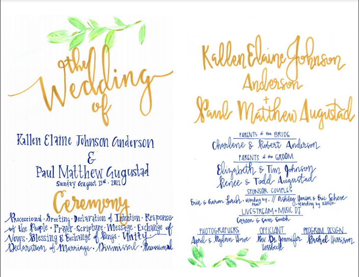 The Wedding Website of Kallen Anderson and Paul Augustad