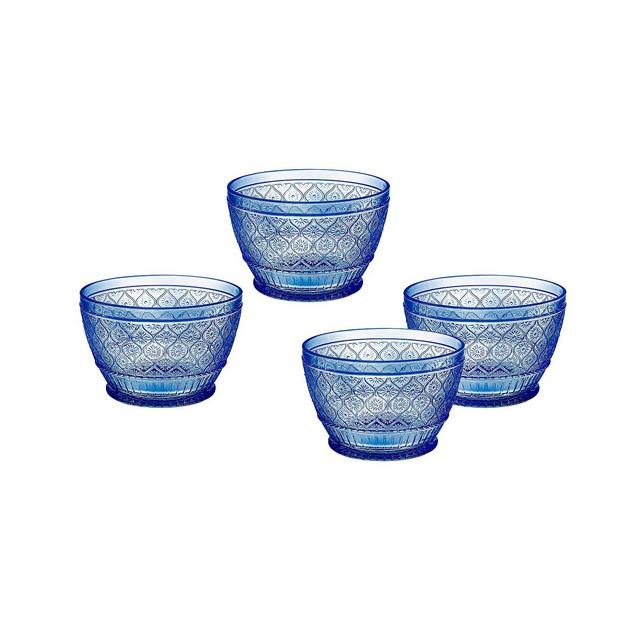Godinger Claro Blue Set of four cereal bowls