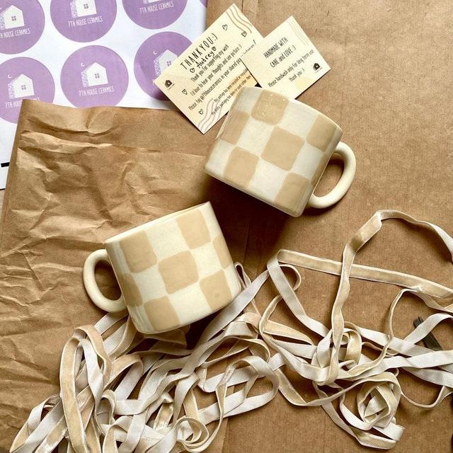 Handmade Ceramic Mug - Set of 2