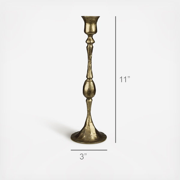HomArt Petro Metal Taper Candle Holder