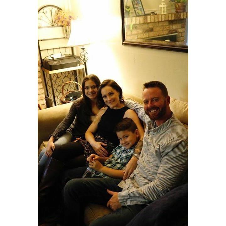 Our first holiday together, Thanksgiving 2017 at Auntie C's house.