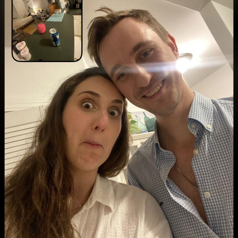 Our first pic together (shoutout BeReal!)