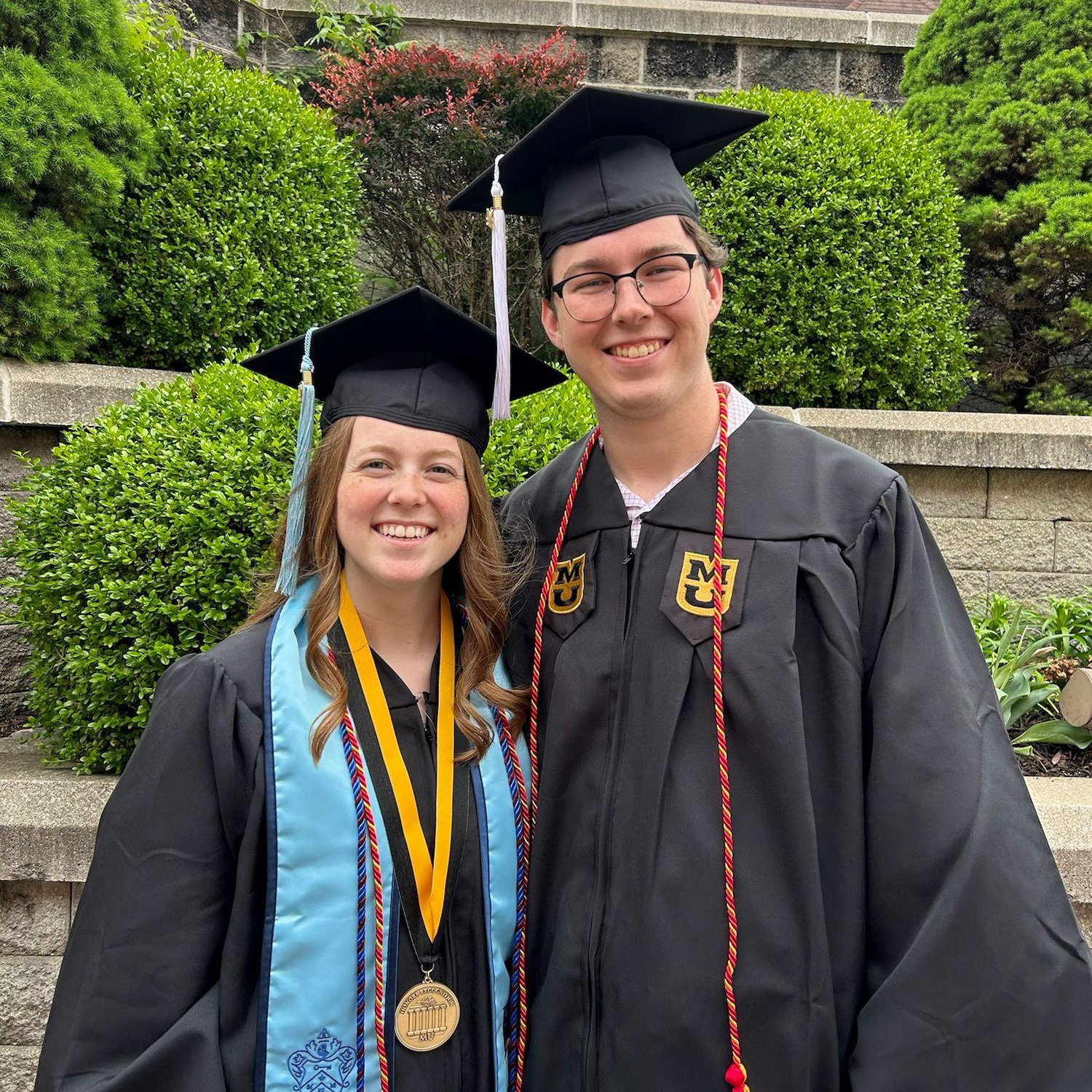 We first met at our Newman center at Mizzou, which will always hold a special place in our hearts (May 2024)