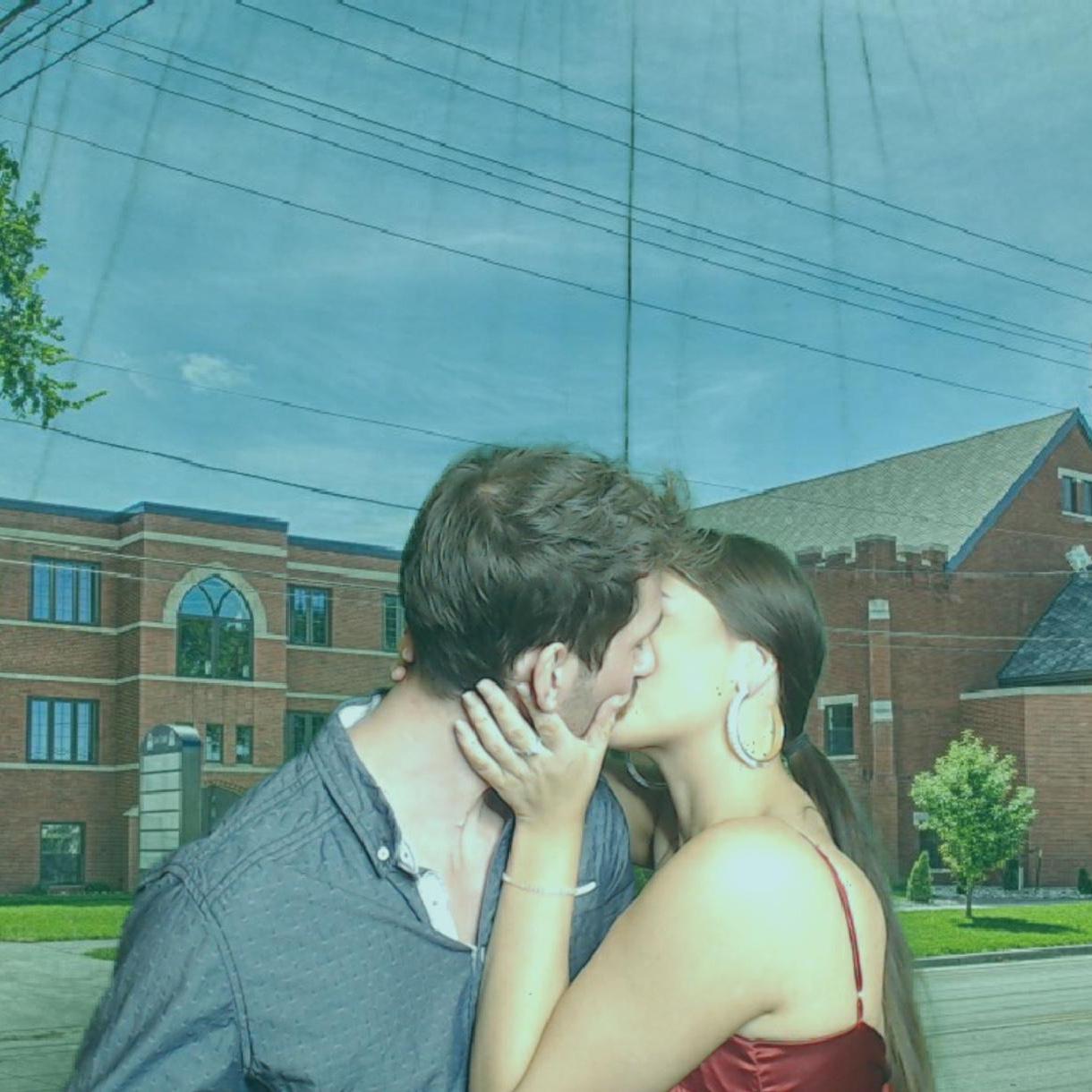 Our first kiss, a new years kiss, and documented?!