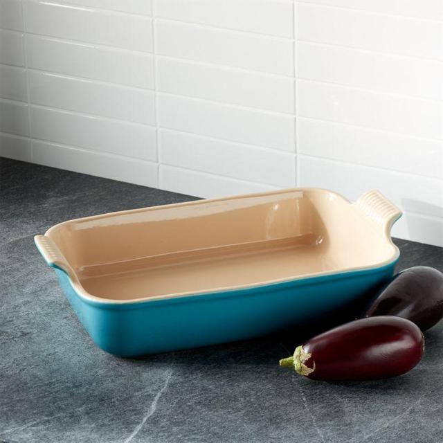 Le Creuset Heritage Rectangle Cerise Red Dish