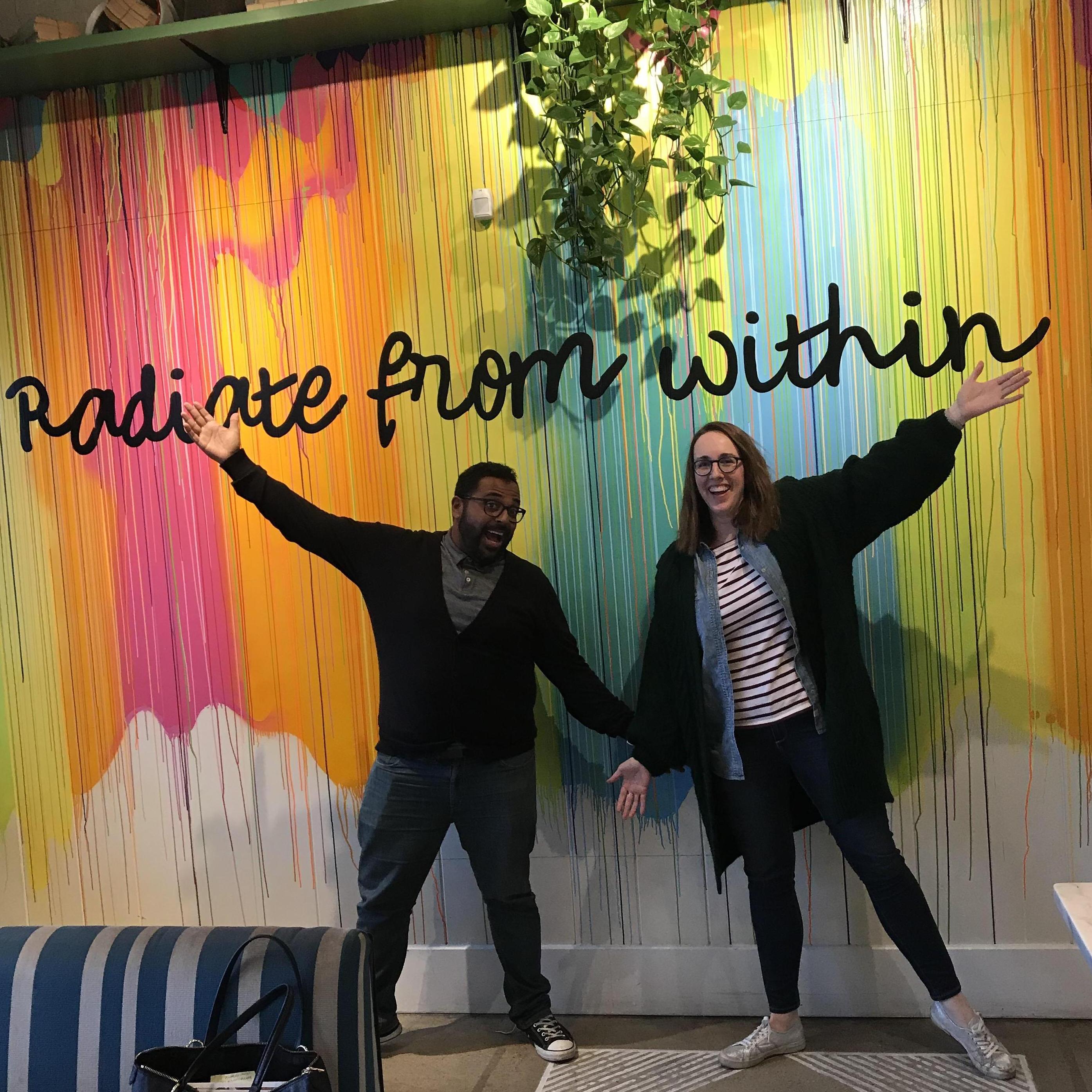 Getting sillier! Don't forget to radiate from within! You are loved, let it show!!