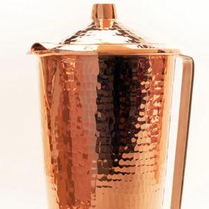 Gangotri Copper Water Pitcher with Lid