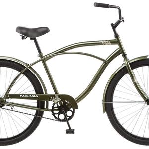 Kulana Men's Cruiser Bike, 26-Inch, Green