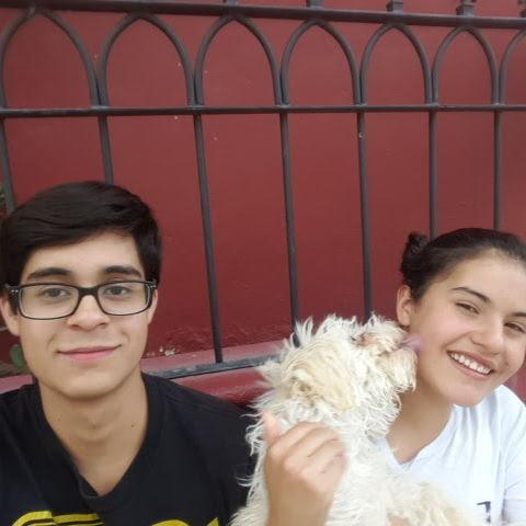 Mayo, 2017, foto con Popis quien ha crecido junto con nosotros