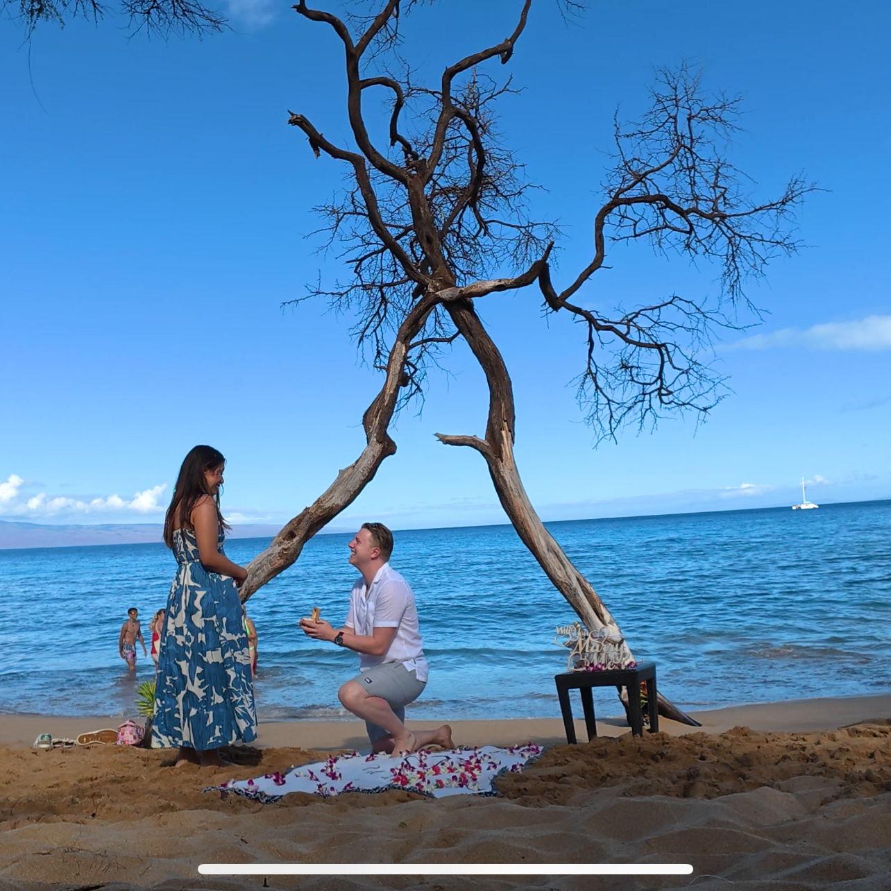 Kyle proposed on July 20th 2025 in Maui and it was perfect :)
