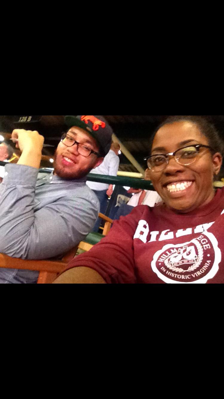 Our first Tigers game.