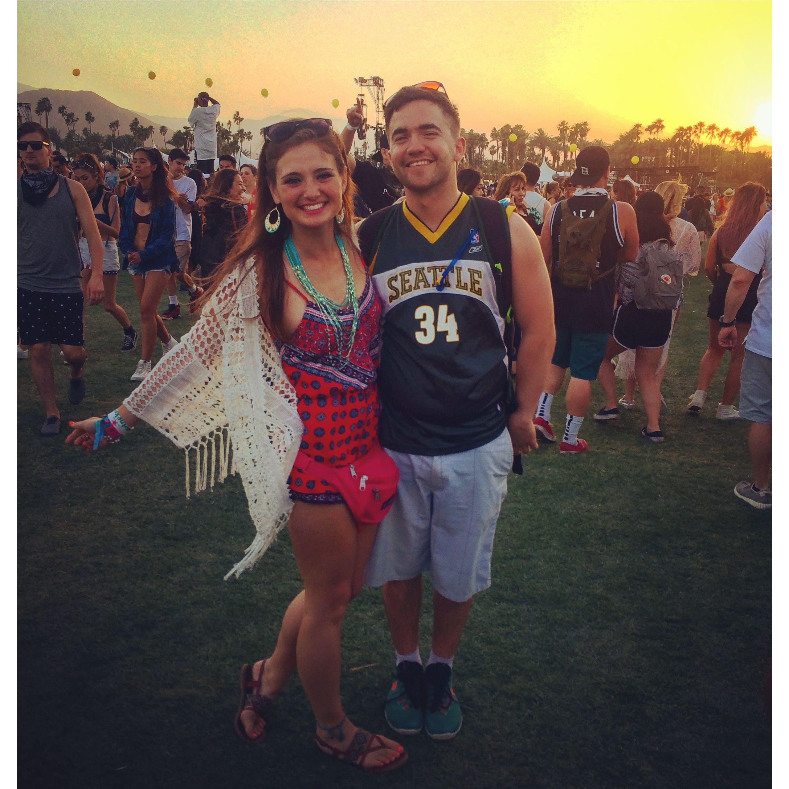 Our first Coachella together, 2016