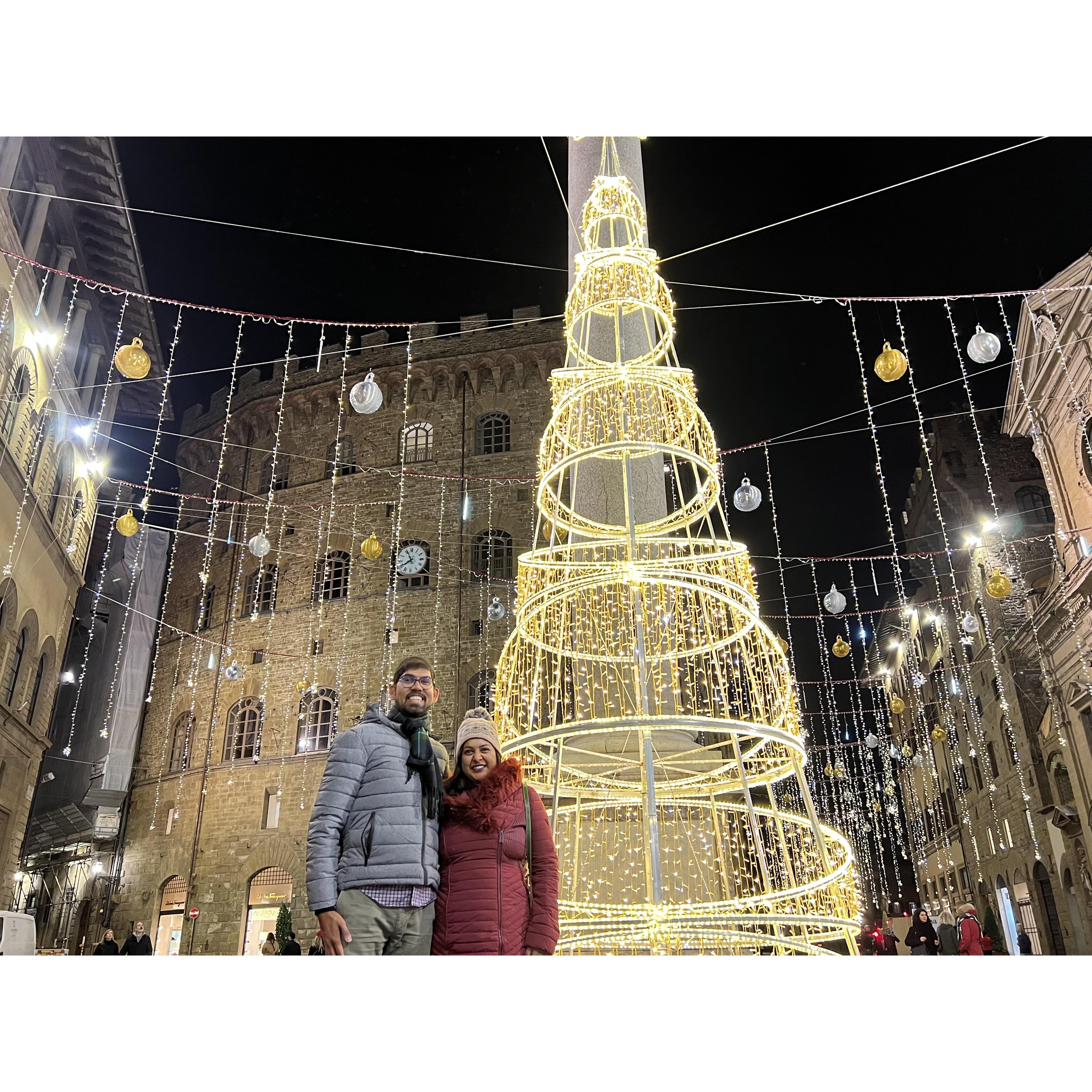 Holiday Season in Florence, Italy.