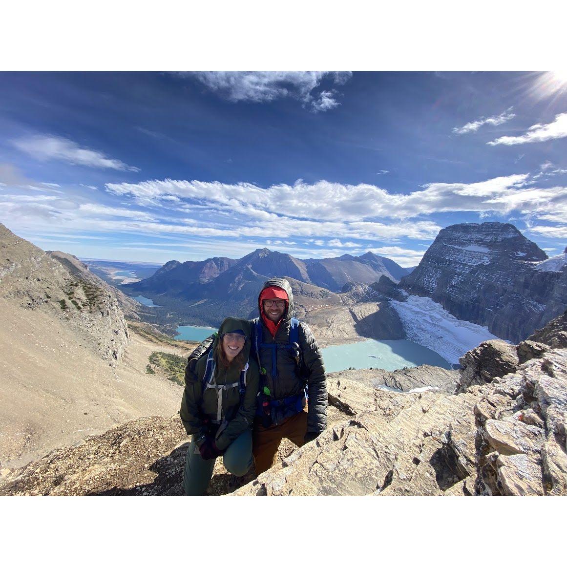 One of our Montana adventures - Grinnell Glacier Overlook