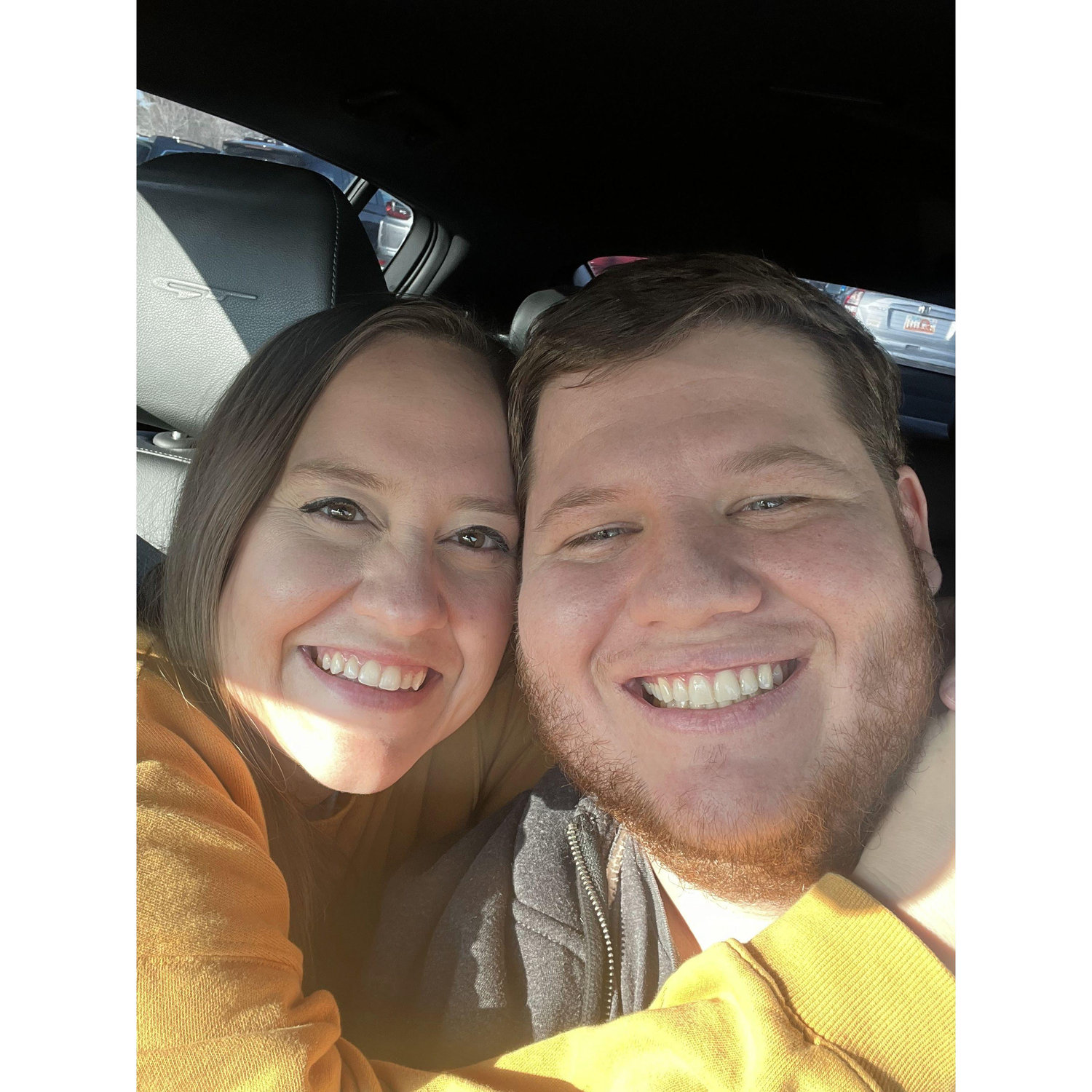 Our first selfie!!