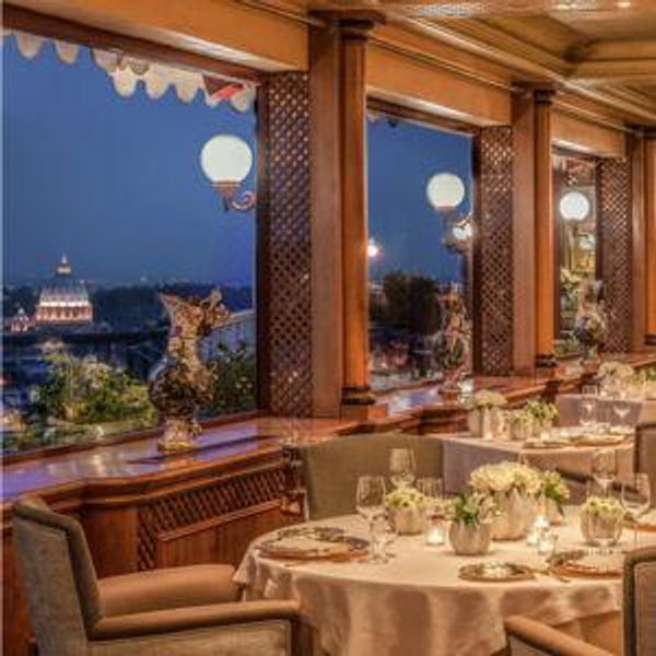 La Pergola Dinner in Rome