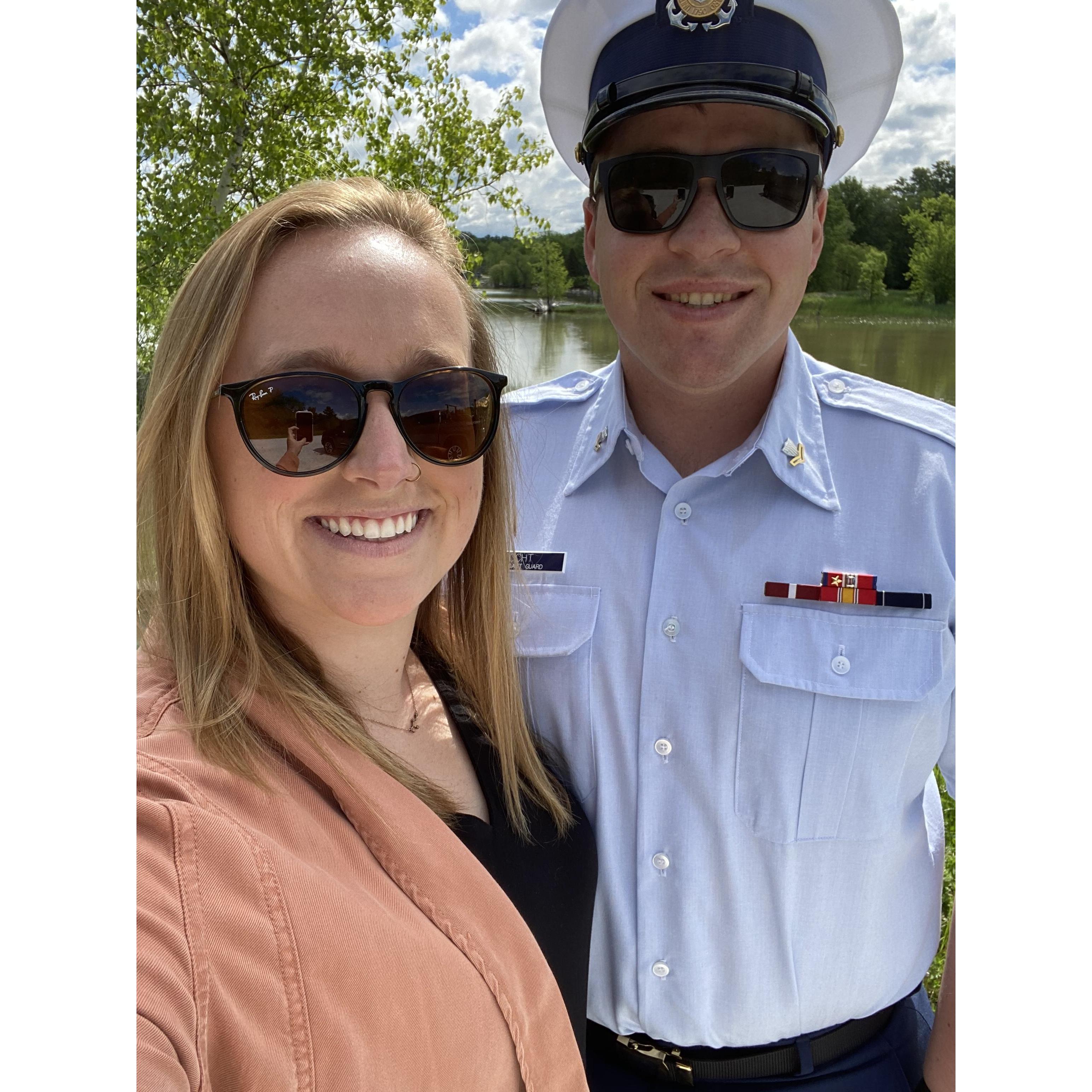 Chase's advancement ceremony. BM2