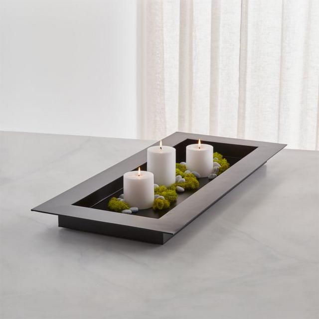 Reflection 32" Black Metal Centerpiece