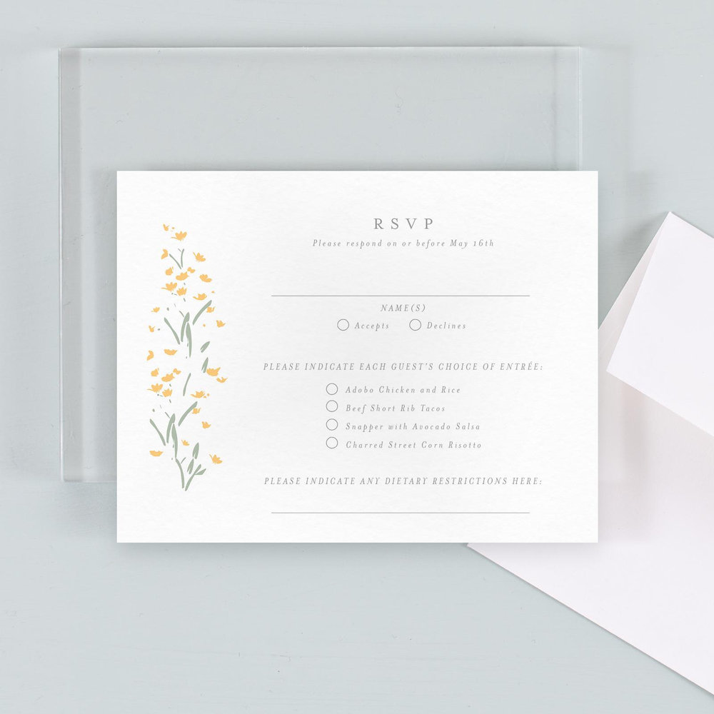 Regal Classic | Honey | Zola Wedding Invitations