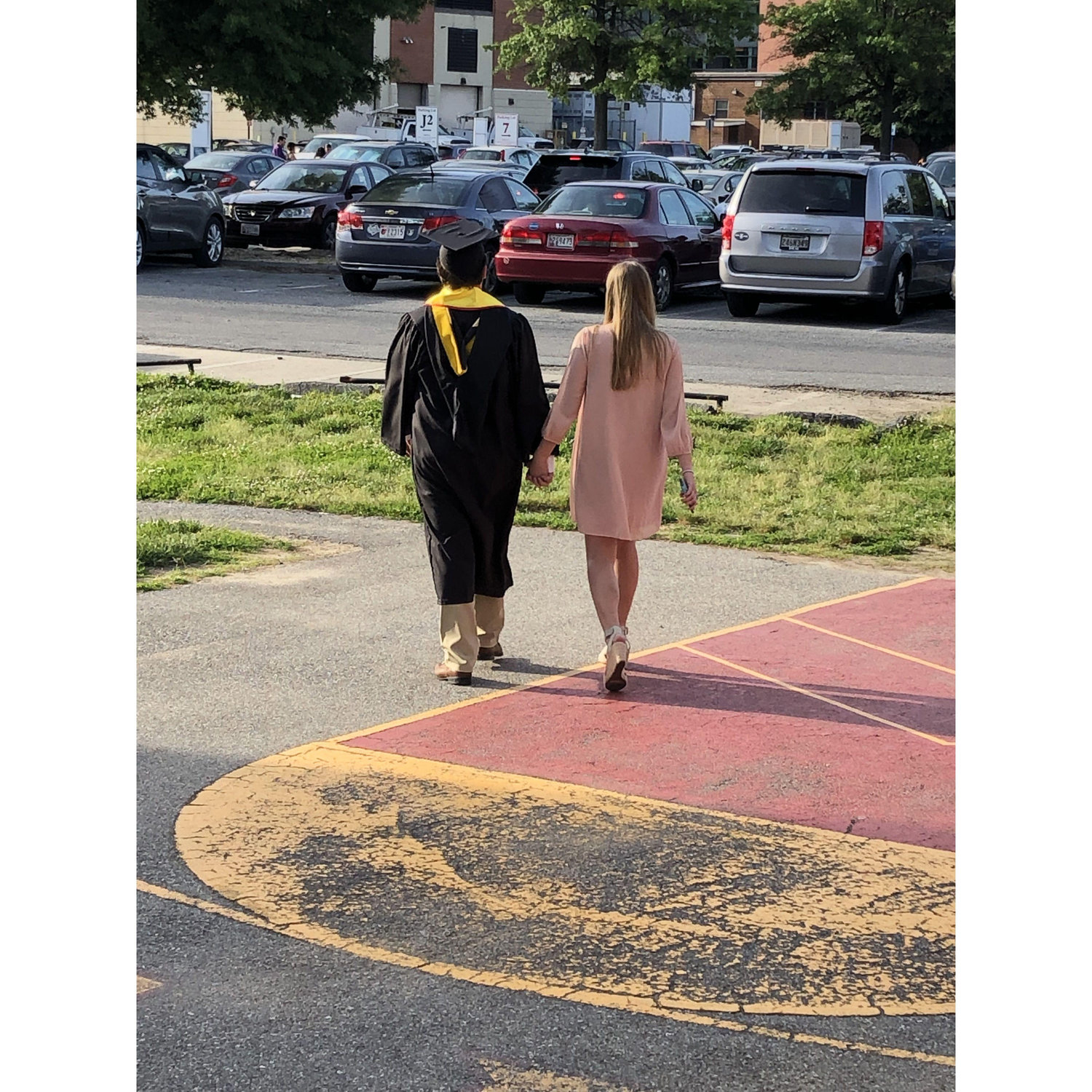 Connor graduated college in May 2019 a few weeks after we started dating!