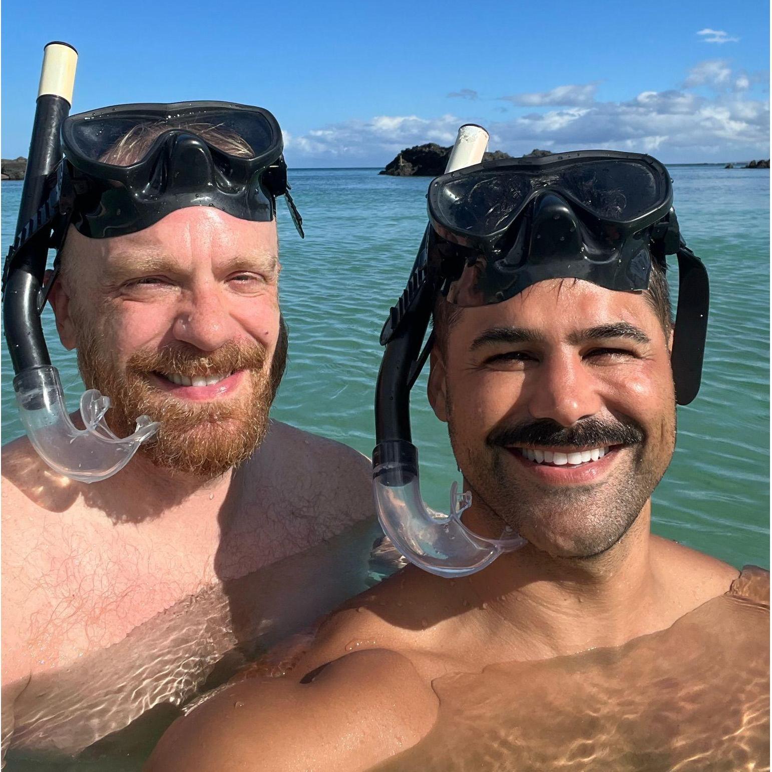 Snorkeling in Kona, HI.