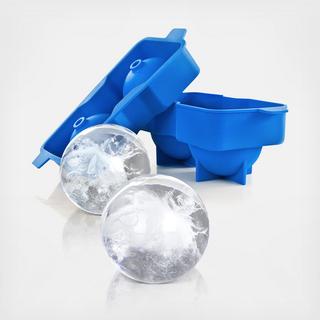 Neptune Ice Ball Tray, Set of 2