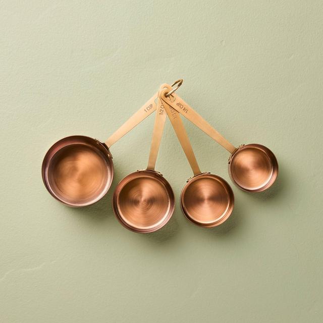 4pc Stainless Steel Measuring Cup Copper - Hearth & Hand™ with Magnolia