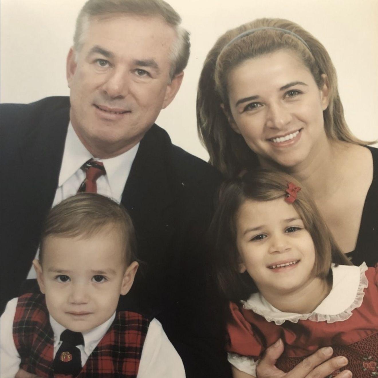 This is Nathalie with her mom, dad and little brother Benjamin.