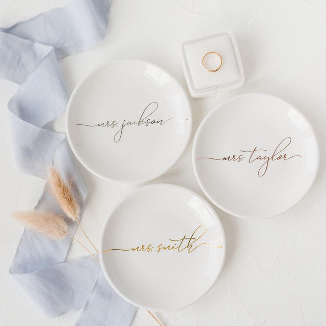 PERSONALIZED GIFT Wedding Ring Dish...