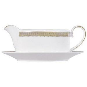 Dinnerware, Lace Gold Gravy Boat