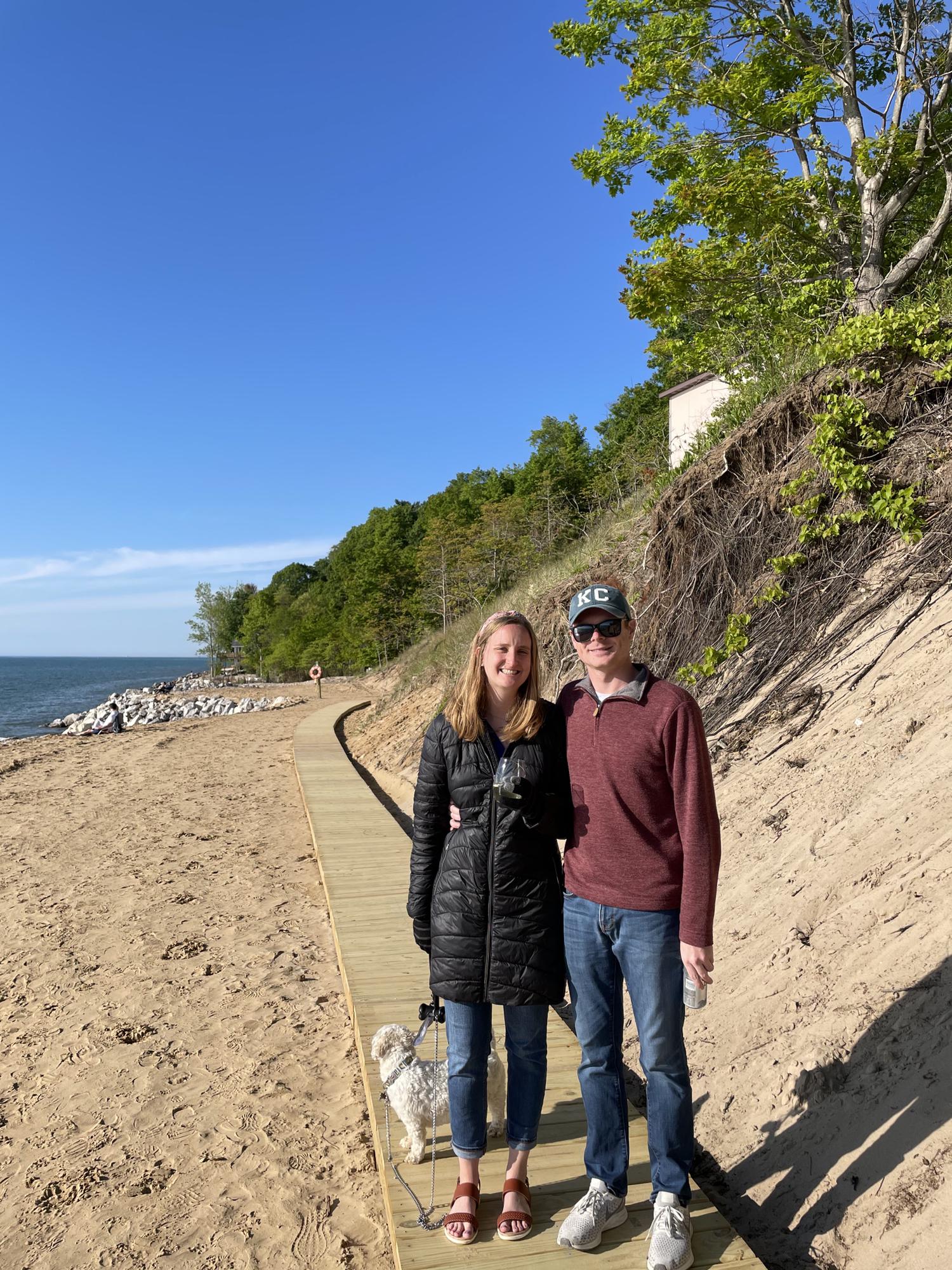 Palisades Park beach!