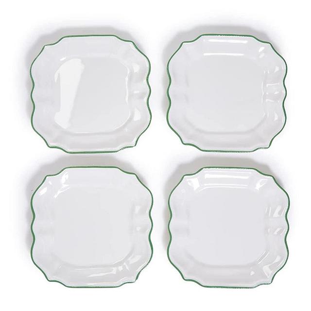 Two's Company Garden Soiree Set Of 4 Dinner Plates