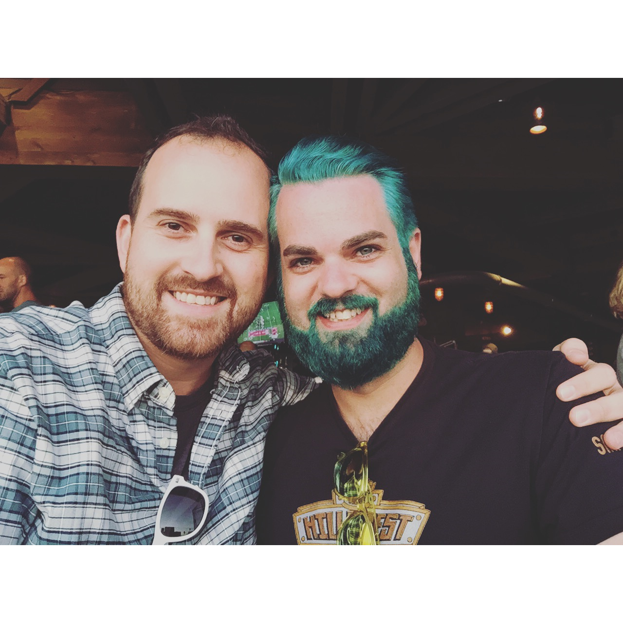 At Chris's favorite bar, Wonderland in OB