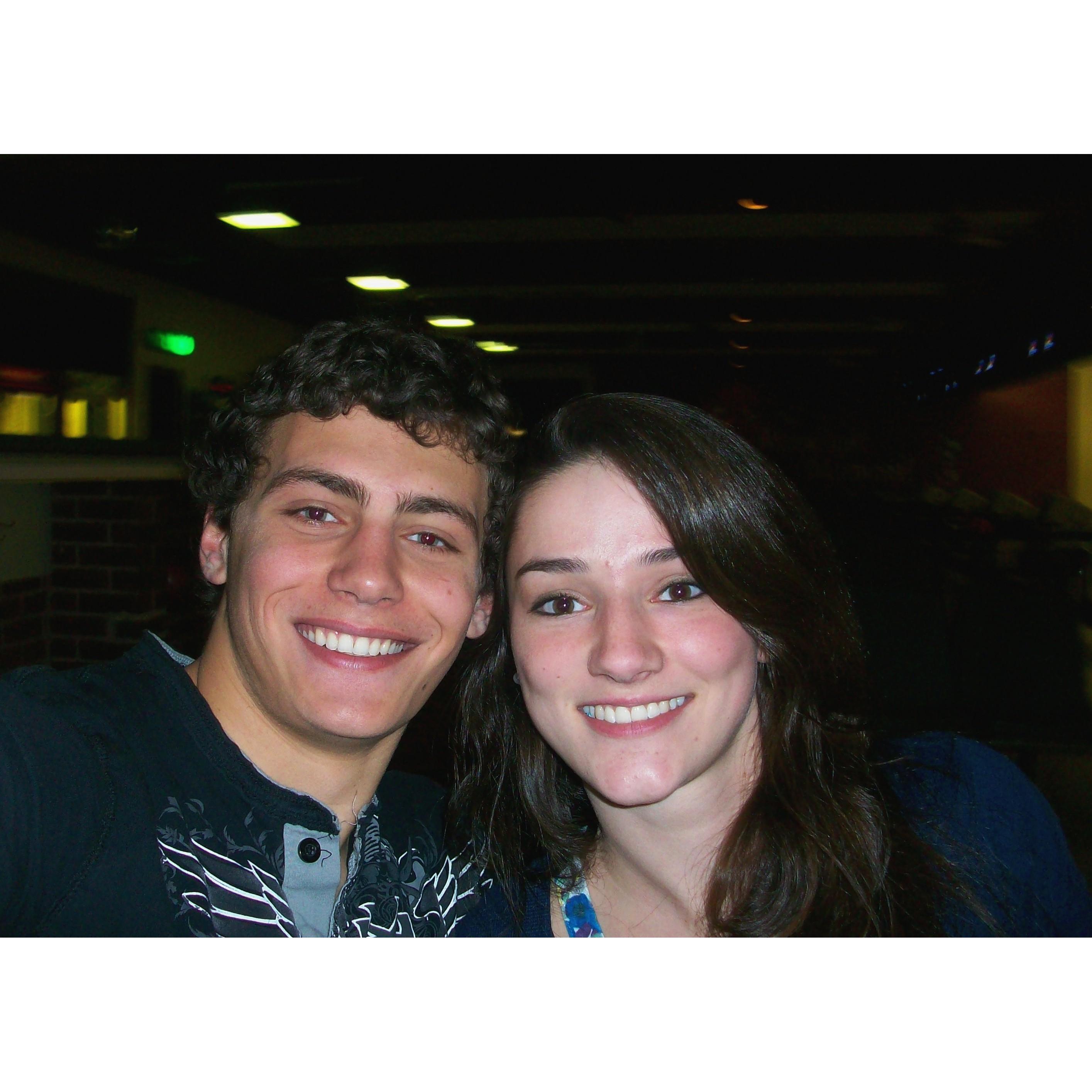 2011 - Our first picture as a couple