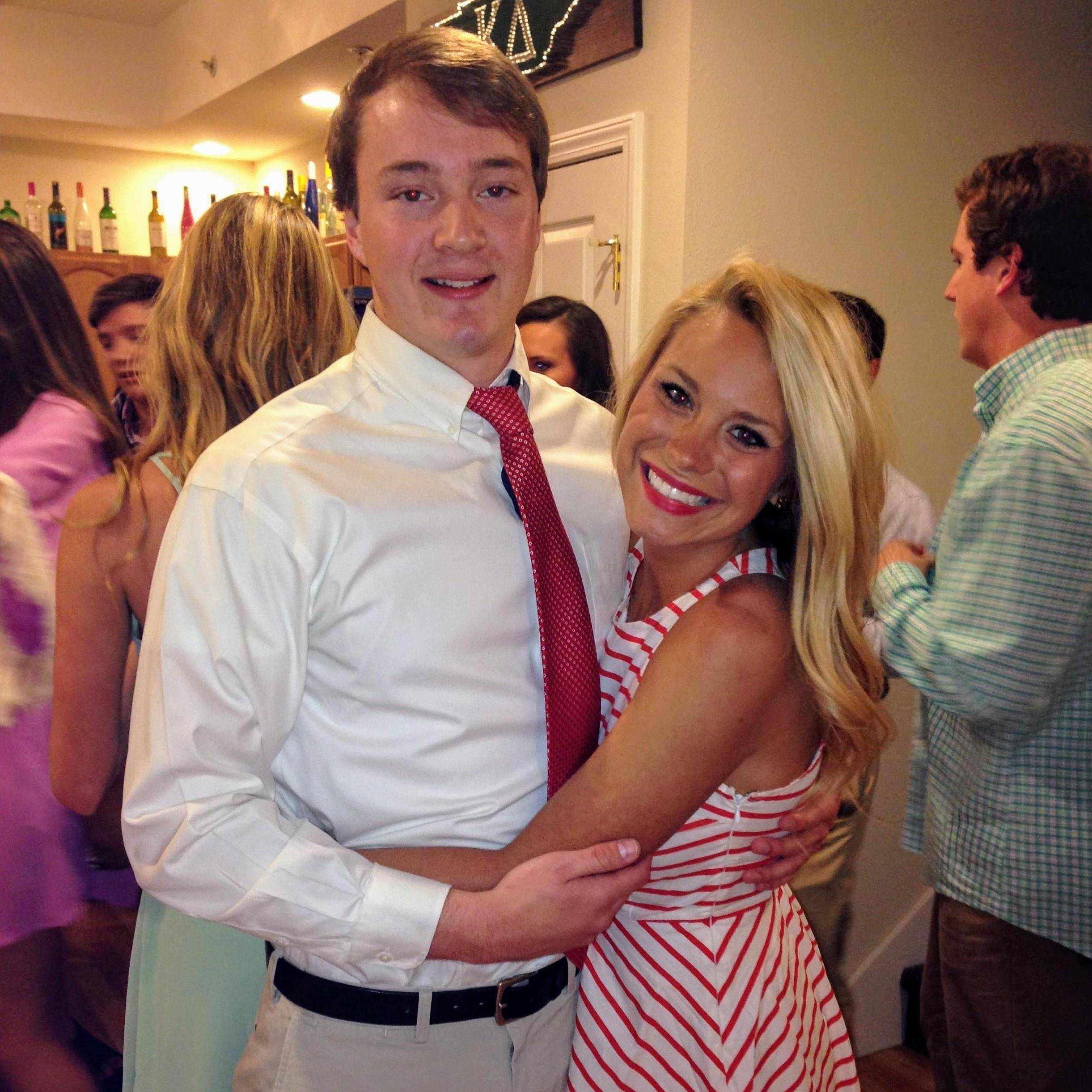 Our first date party together junior year at UT