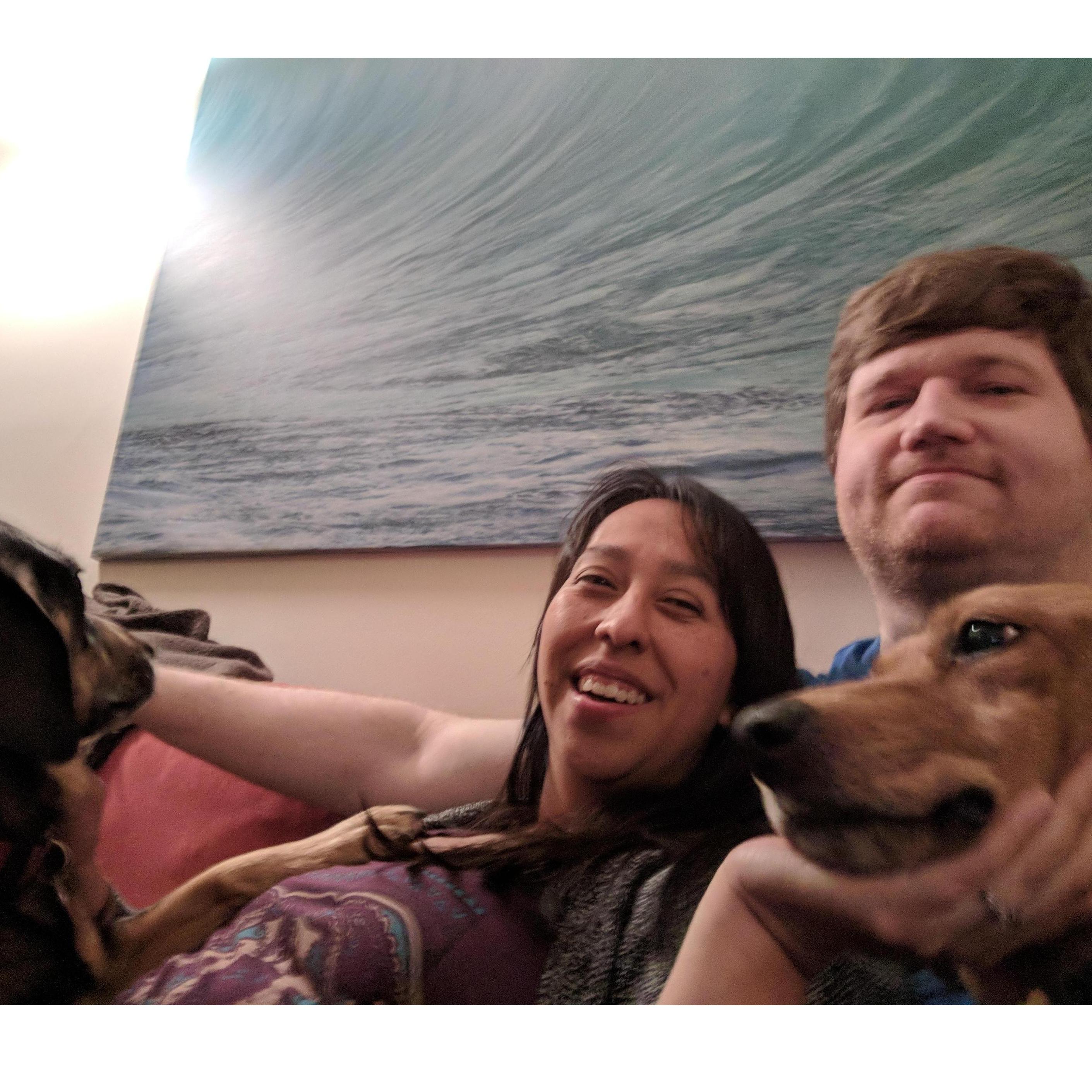 We tried to get Leonard and Penny in the shot...